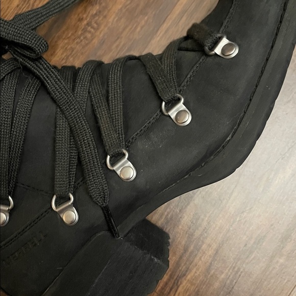 Merrell Shiloh II Hiking Black Boot Size 8 - Picture 10 of 16